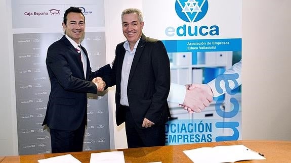 La Asociación de empresas Educa firma un convenio con España-Duero para potenciar su desarrollo