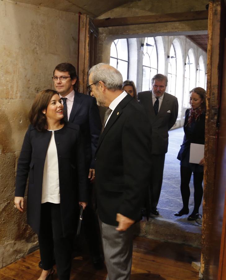 Sáenz de Santamaría sostiene que el VIII Centenario es un «proyecto de Estado»