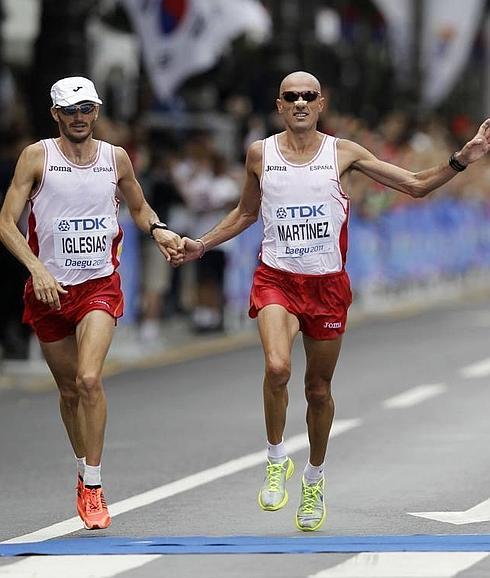 Rafa Iglesias logra el bronce por equipos del Mundial de Daegu 2011 tras la sanción a un marroquí