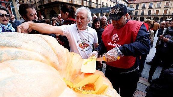 La calabaza más grande de España está en León