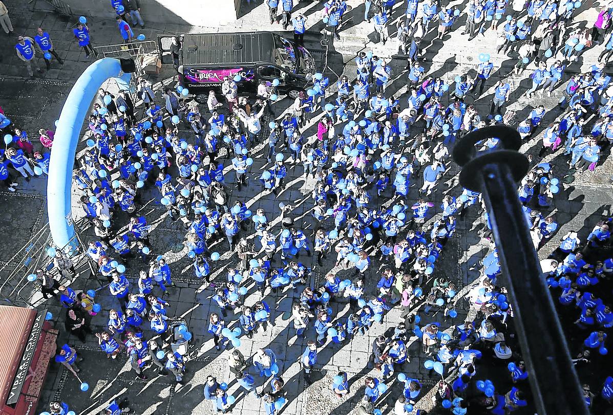 El aro azul de la concienciación