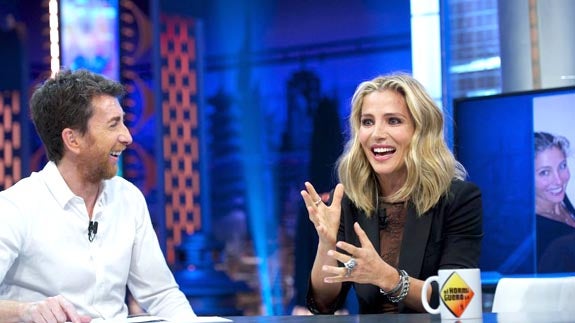 Elsa Pataky vuelve a visitar el plató de 'El Hormiguero'