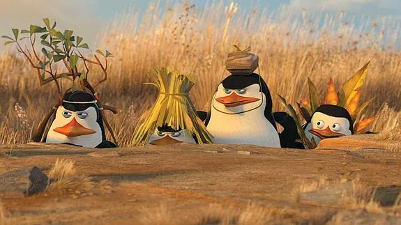 El intento de fuga de unos 'Pingüinos de Madagascar' muy auténticos