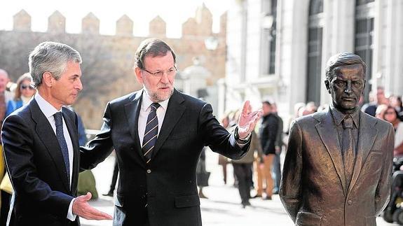Mariano Rajoy reclama el espíritu «tolerante y moderado» de Adolfo Suárez