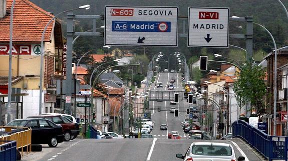 La N-6 entre Guadarrama y San Rafael repite entre las carreteras más peligrosas de España