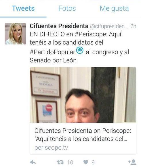 La política mete la directa con Periscope