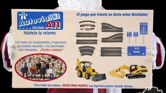 ¡Soria YA! lanza el juego de la Navidad en su provincia, el AutovíaKit Modelo A11