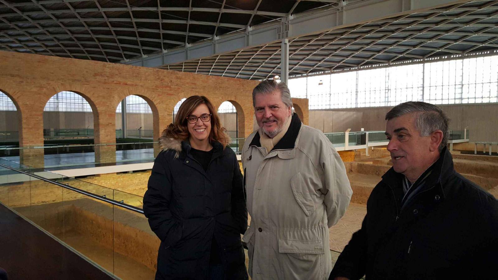 El ministro Cultura visita La Olmeda