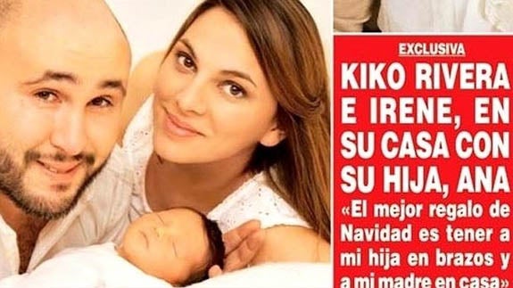 Kiko Rivera e Irene Rosales presentan a su hija a golpe de talonario