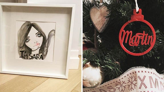 Sara Carbonero y su hijo disfrutan de los regalos de Navidad