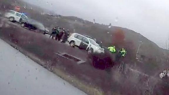 Dos detenidos por atracar una gasolinera en la provincia de León