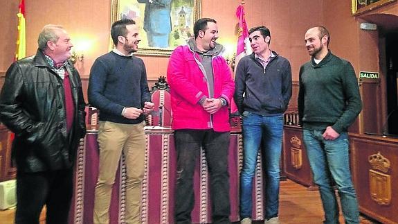 César Jiménez, Juan Diego y Del Álamo, en el Carnaval del Toro