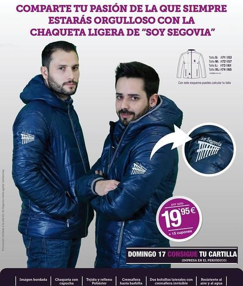 Consigue con El Norte la chaqueta ligera 'Soy Segovia'
