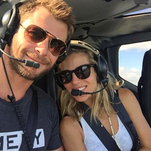 Elsa Pataky y Chris Hemsworth, un amor en las alturas