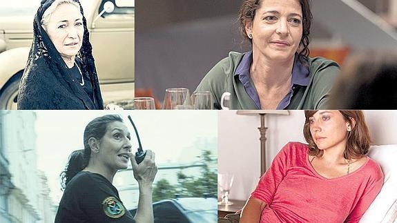 Pilares desde el segundo plano