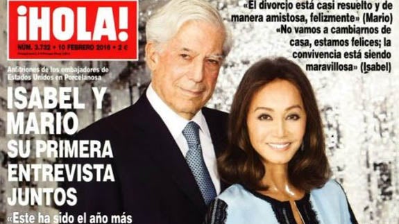 Primera exclusiva de Isabel Preysler y Mario Vargas Llosa
