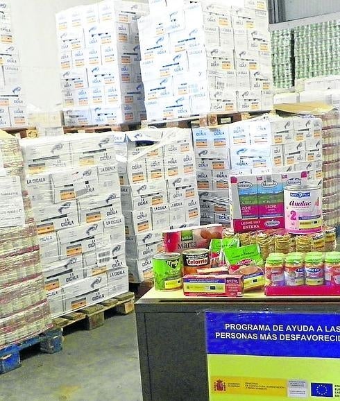 El Gobierno distribuirá 85.030 kilos de alimentos entre 3.500 segovianos