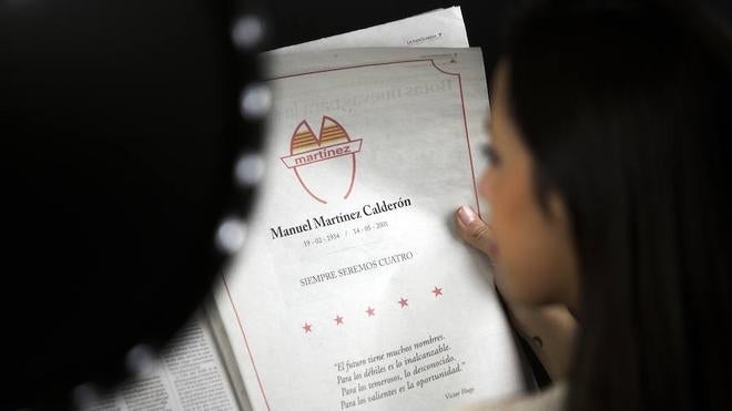 La esquela eterna de Martínez