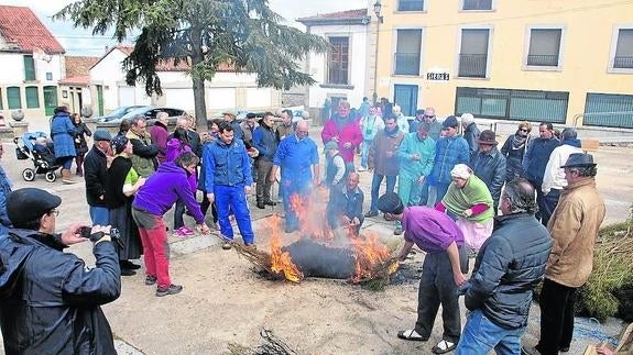 Los Santos y Aldeaseca de la Frontera mantienen viva la tradición matancera