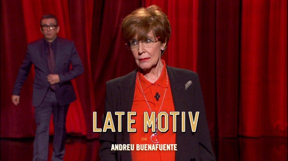 Concha Velasco conquista 'Late Motive', el programa de Buenafuente