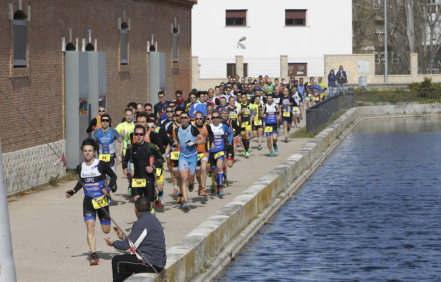 Nieto y Delgado triunfan en el Duatlón Cros Ciudad de Palencia