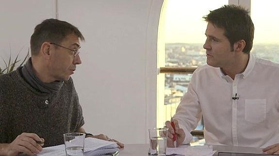 Cintora le pregunta a Monedero si ha cobrado o pagado alguna vez en negro