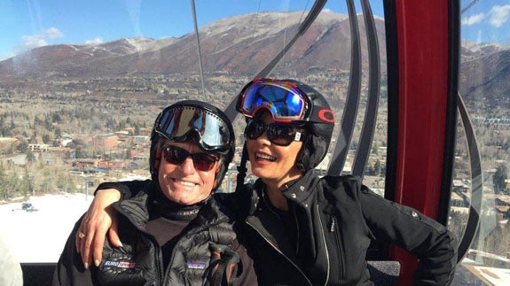 Michael Douglas y Catherine Zeta-Jones, felices en la nieve