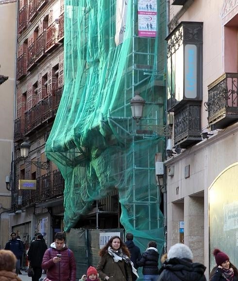 El andamio de la calle Cervantes