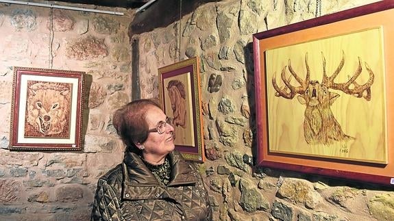Figuras hechas a fuego