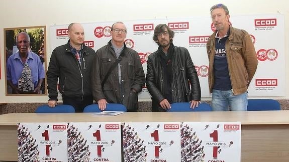 Los sindicatos apelan en Palencia a las armas del voto y la movilización en el 1 de mayo