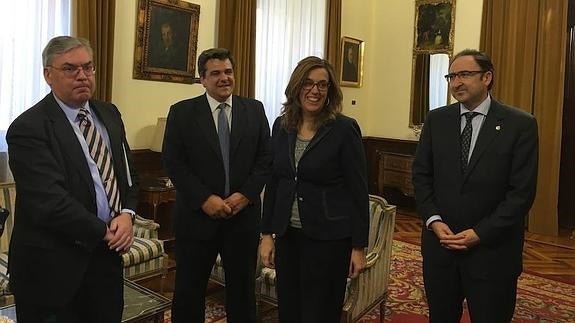 La Diputación de Palencia recibe la visita de una delegación de Uruguay