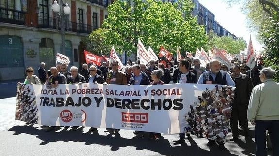 Casi 20.000 castellanos y leoneses apoyan las movilizaciones para exigir medidas contra la pobreza que sufren los trabajadores