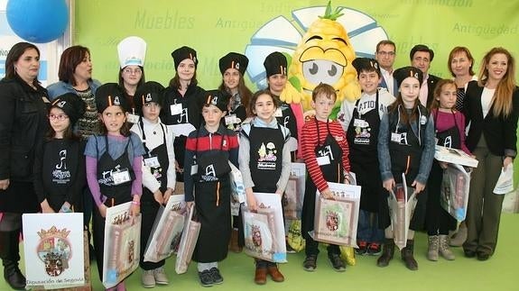 Pablo Pascual y Patricia Fernández ganan el concurso Cuéllar Chef Junior