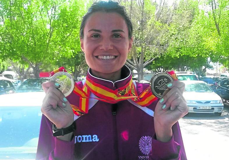 Gema Martín, campeona nacional universitaria de 10.000 metros
