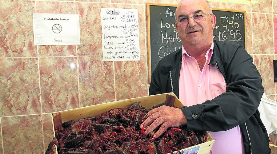 Palencia se preocupa por la pérdida del cangrejo