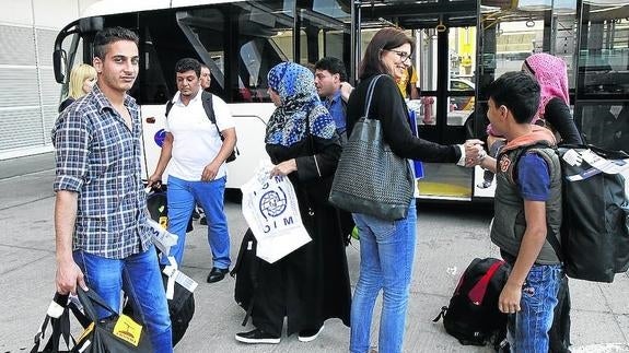 Salamanca acoge desde ayer a una familia de cinco refugiados procedentes de Grecia