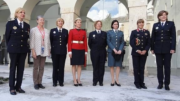 Reconocimiento a las mujeres policías en Valladolid