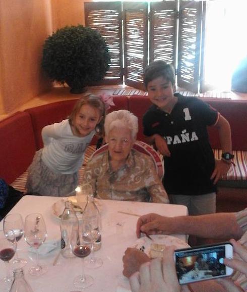 La abuela de Mota del Marqués cumple 105 años