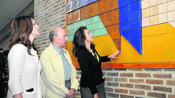 Arte geométrico de los 70 en el Parador