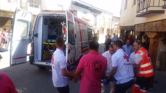 Un vecino de Montemayor de Pililla herido en el encierro de Traspinedo