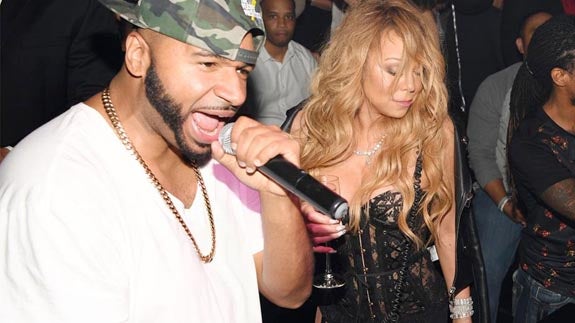 Mariah Carey disfruta de su noche más loca