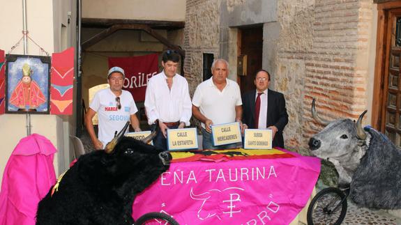 Lope Tablada y la peña El Encierro protagonizan los sanfermines segovianos