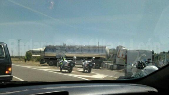 Jornada negra en la carreteras de Castilla y León con dos muertos y seis heridos