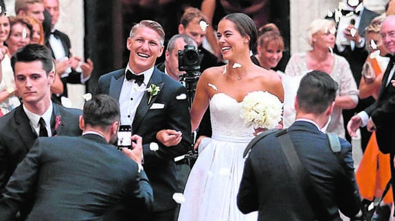 Ana Ivanovic y Bastian Schweinsteiger se dan el 'sí, quiero' en Venecia