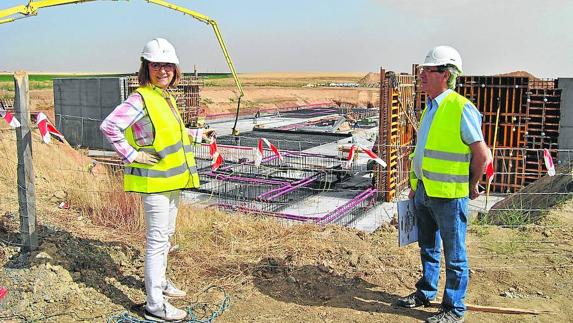 La primera fase de las obras del regadío de La Armuña acabará a finales de 2018