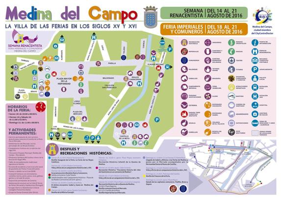 Programa de la Feria Renacentista de Medina del Campo