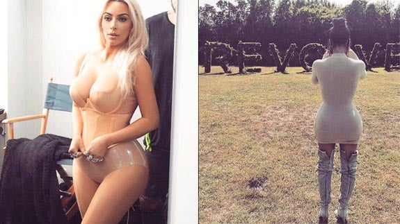 Cada dos años, cortisona para el trasero de Kim Kardashian