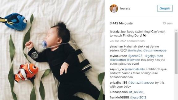 Una madre transforma las siestas de su bebé en una auténtica sesión de fotos