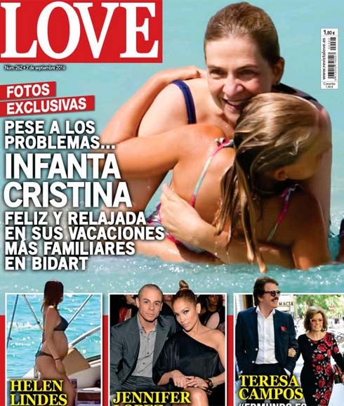 La infanta Cristina, de vacaciones en Francia con sus hijos e Iñaki Urdangarín