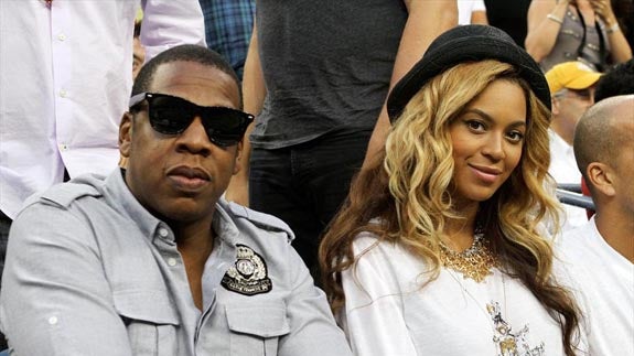 Beyoncé y Jay Z, juntos para ver a su amiga Serena Williams